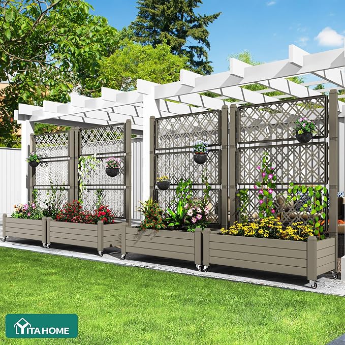 YITAHOME 3.6x1.5x5 FT Planter Box Trellis - Image 2