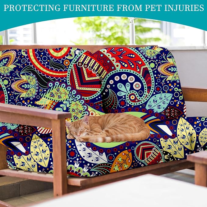 12 Pcs Stretch Patio Cushion Covers, Outdoor Couch Covers Replacement, Outdoor - Image 6
