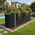YITAHOME 24" Tall 9 in 1 Raised Garden Bed Kit, 96x24 in Large Galvanized Metal by YITAHOME