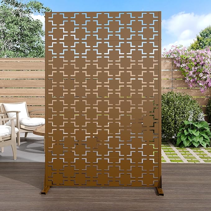 Casaphoria Metal Privacy Screen Outdoor by Casaphoria