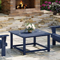 WestinTrends Malibu Low Outdoor HDPE Square Patio Coffee Table by WestinTrends