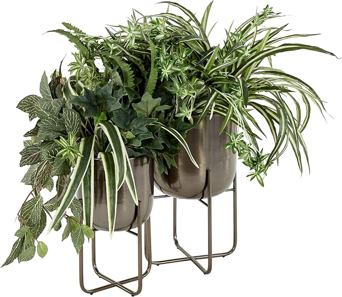Deco 79 Metal Round Planter - Image 6