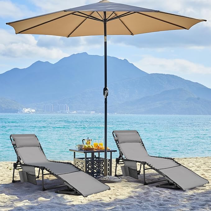 Yaheetech 22.4" Tanning Chair - Image 2