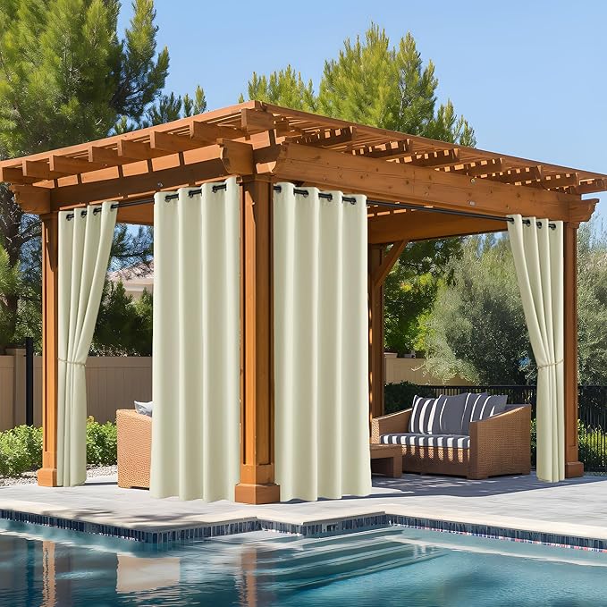 NICETOWN Fade Resistant Outdoor Curtains by NICETOWN