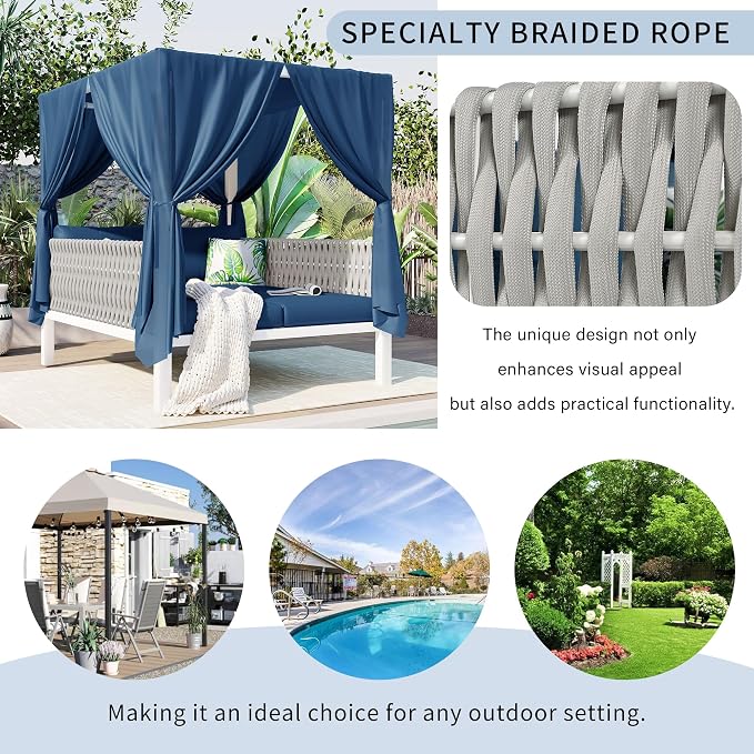 Outdoor Patio Sunbed Lounger - Image 5