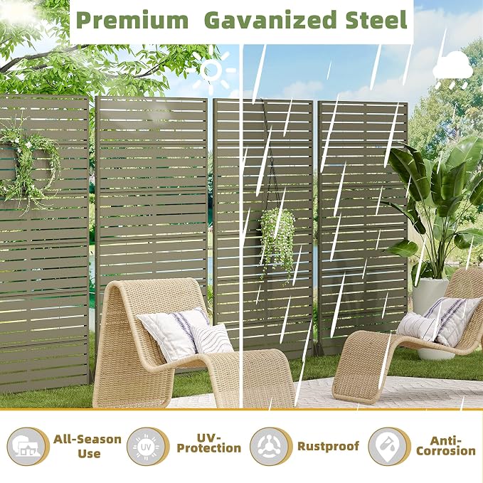 Casaphoria Metal Privacy Screen Outdoor - Image 4