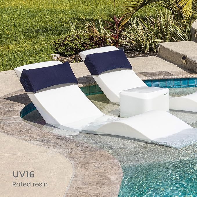 Aqua Outdoors in-Pool DEEP Ledge Chaise Set - Image 6
