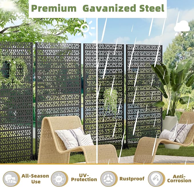 Casaphoria Metal Privacy Screen Outdoor - Image 4