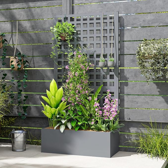 Outsunny Galvanized Raised Garden Bed - Image 8