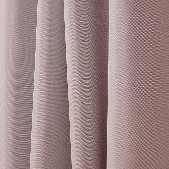 NICOLE MILLER NEW YORK Canvas Indoor/Outdoor Grommet Top Curtain Panel Pair - Image 2