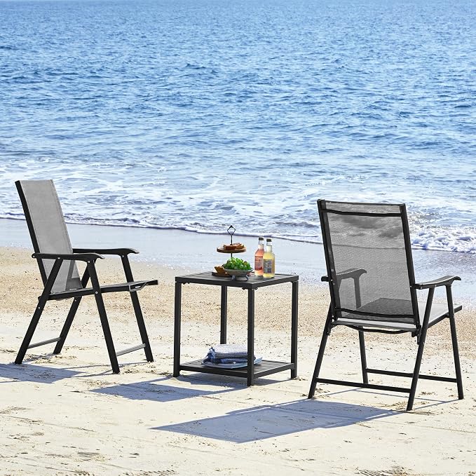 Yaheetech Patio Dining Chairs Set of 2 - Image 10