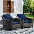 Joyside Wicker Patio Chairs Set of 2, Outdoor Rattan Furniture by Joyside