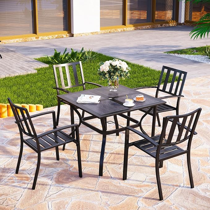 PHI VILLA 5 Pieces Outdoor Dining Set - Image 2