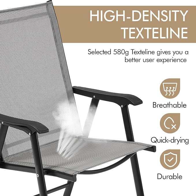 Yaheetech Patio Dining Chairs Set of 4 - Image 7