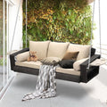 Outdoor Wicker Patio Porch Swing by USSerenaY