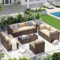 Aoxun Patio Furniture Sets, 10-Piece Outdoor Patio Furniture by Aoxun
