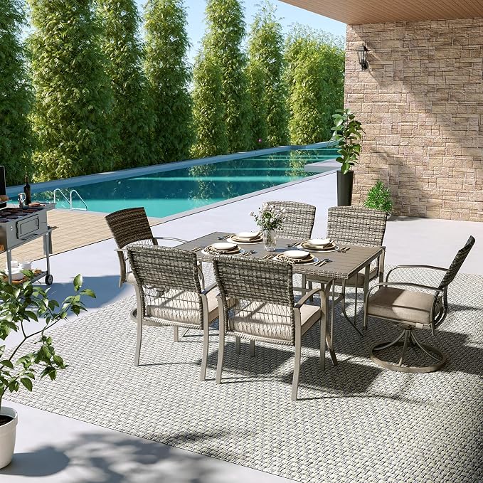 Pamapic 7-Piece Outdoor Dining Set - Image 4