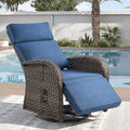 Zero Gravity Patio Swivel Rocking Recliner Chair by JelwalyPatioFurnitureSet