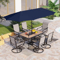 PHI VILLA Outdoor Patio Dining Set by PHIVILLAThepioneerofcomfortablehouseholdsupplies