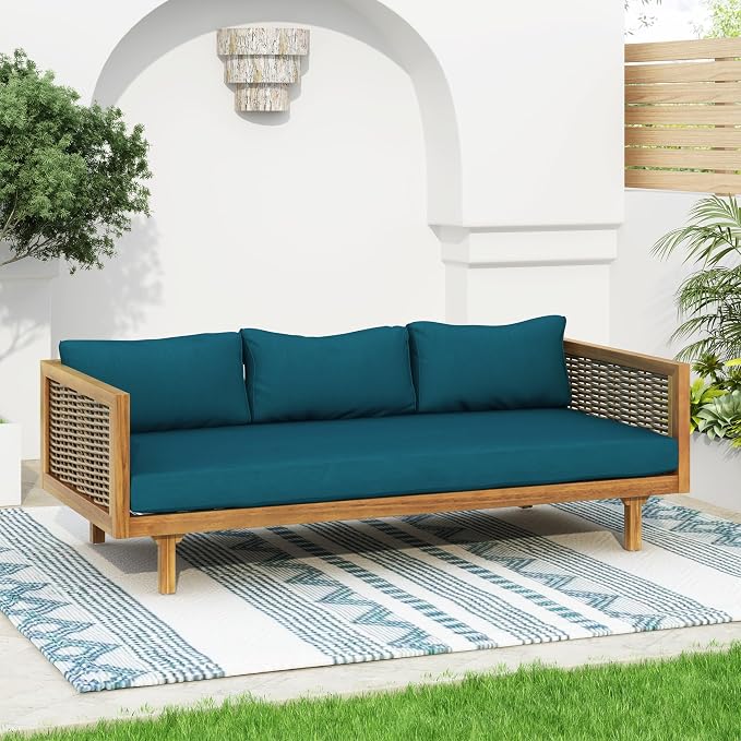 Christopher Knight Home Claremont Patio Sofa and Coffee Table Set, 2 Piece - Image 8