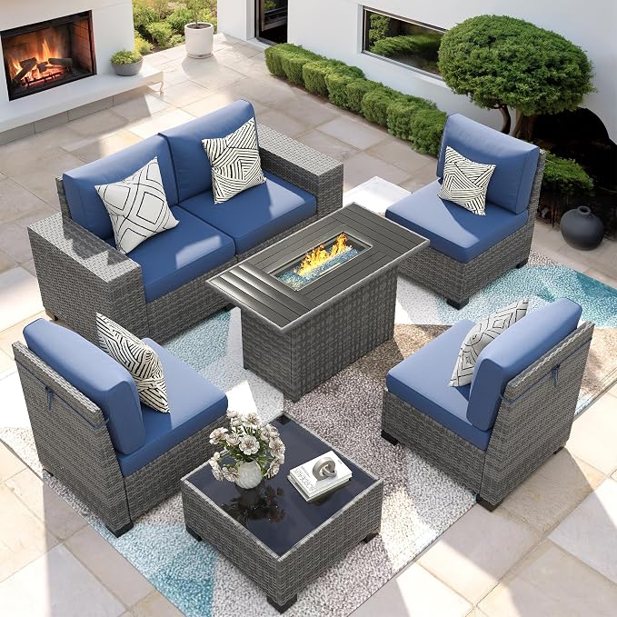 7 Piece Patio Furniture Set by VonzoyHome