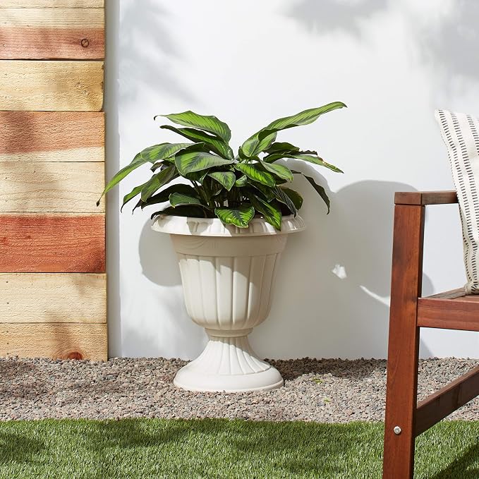 Arcadia Garden Products PL00BG Classic Traditional Plastic Urn Planter - Image 10