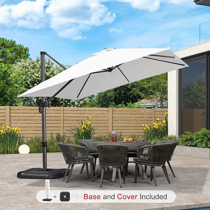 PURPLE LEAF 10'×10' Patio Umbrella - Image 2