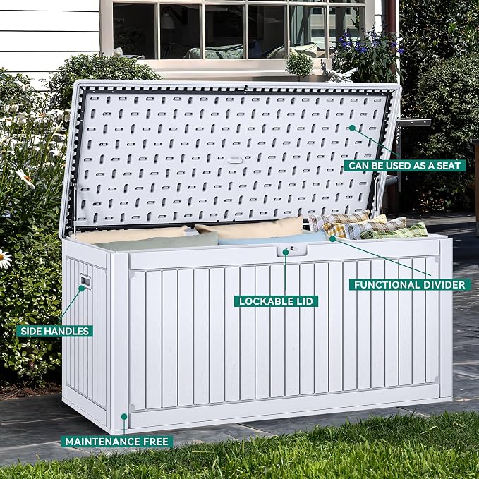 YITAHOME 260 Gallon Large Deck Box - Image 3
