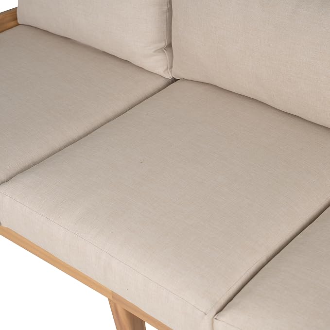 Christopher Knight Home Kavets 76.25'' W Outdoor 3 Seater Sofa - Image 8