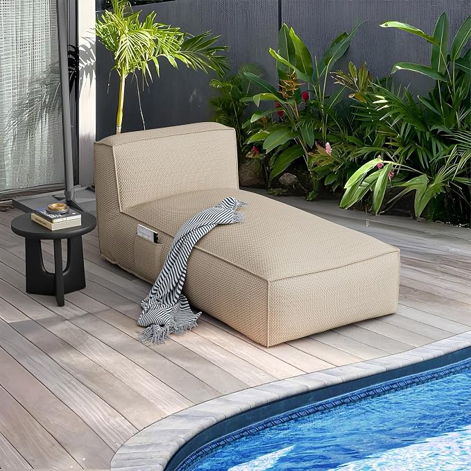 Outdoor Bean Bed Chair Sun Lounger, Outdoor Couch Sofa - Image 7