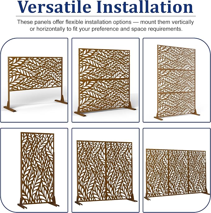 Outdoor Privacy Screen, Freestanding Privacy Fence Panels - Image 5