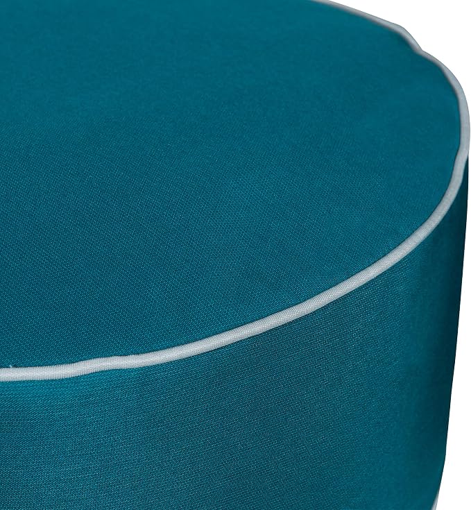 QILLOWAY Indoor/Outdoor Inflatable Stool, Round Ottoman, All Weather Foot Rest - Image 6