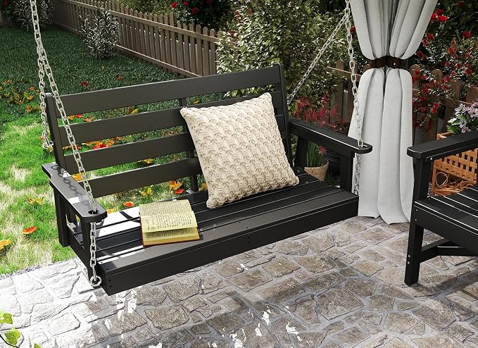 GREENVINES Porch Swing | 51’’ | HDPE Plastic | - Image 5