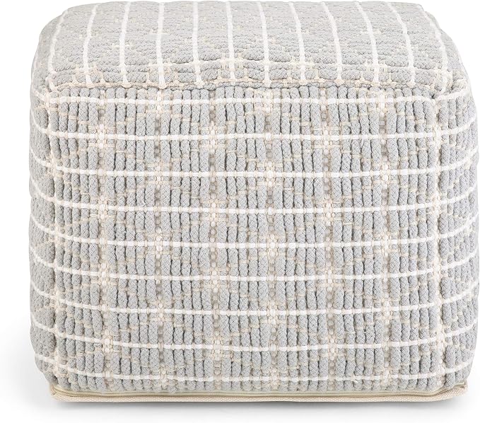 SIMPLIHOME Noreen Square Pouf - Image 5