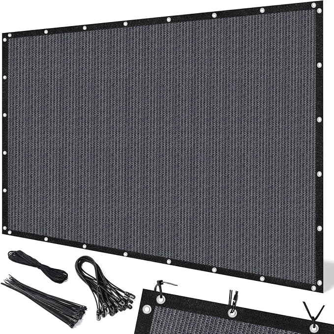 Artpuch 90% Sun Shade Cloth, 6 x 20 FT Pergola Shade Cover Canopy by Artpuch