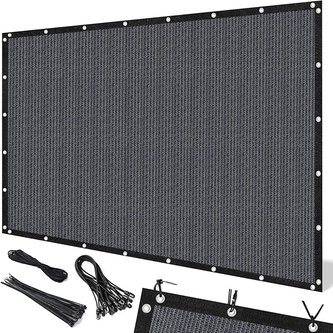 Artpuch 90% Sun Shade Cloth, 10 x 10 FT Pergola Shade Cover Canopy by Artpuch