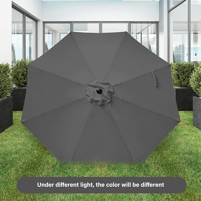 Simple Deluxe 9' Patio Umbrella Outdoor Table Market Yard Umbrella - Image 6
