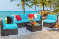 Vongrasig 6 Piece Small Patio Furniture Sets, Outdoor Sectional Sofa All by Vongrasig