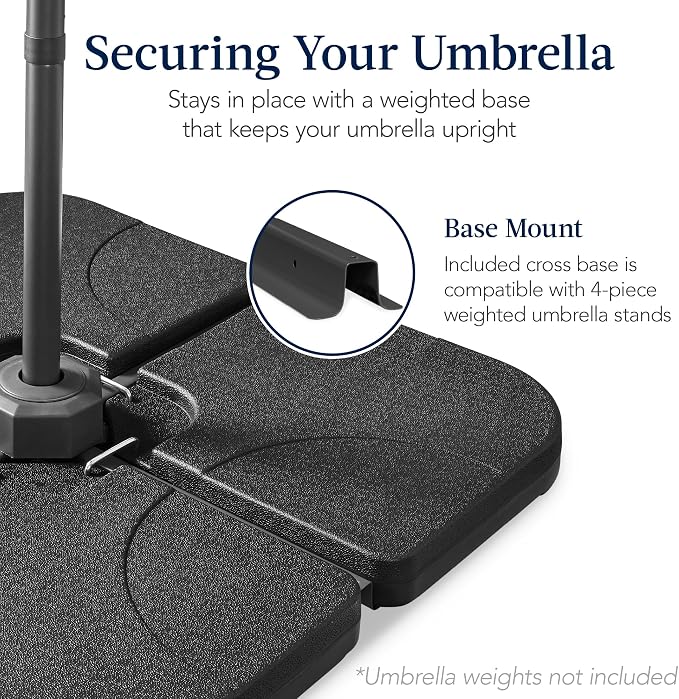 Best Choice Products 10ft Offset Cantilever Hanging Market Patio Umbrella - Image 6