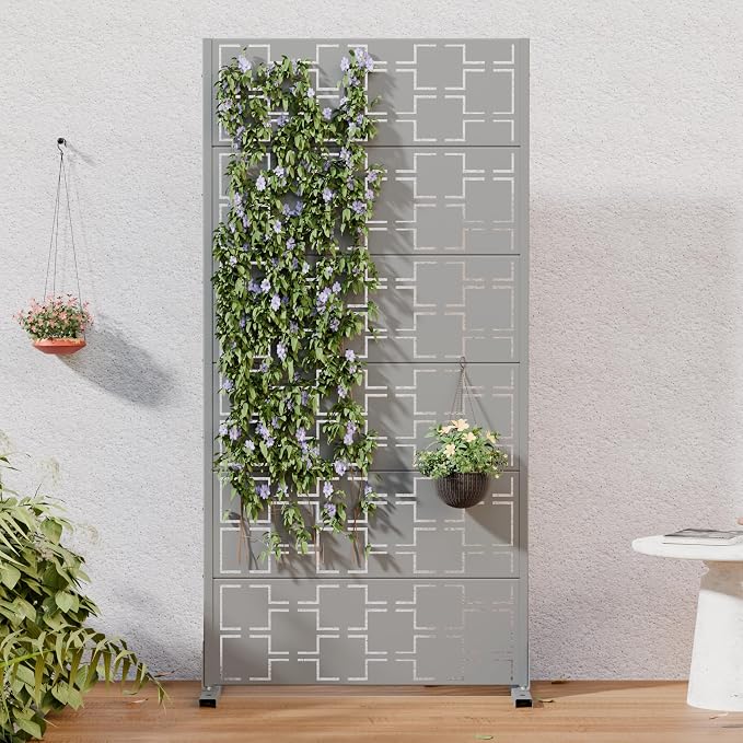 Casaphoria Metal Privacy Screen Outdoor by Casaphoria