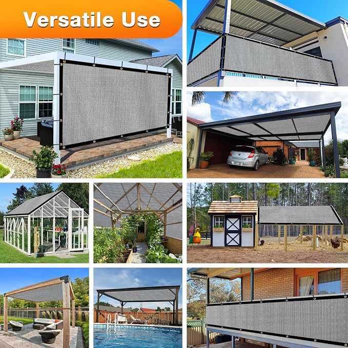 Artpuch Outdoor Pergola Shade Cover 13x24 FT Sun Shade Cloth - Image 6