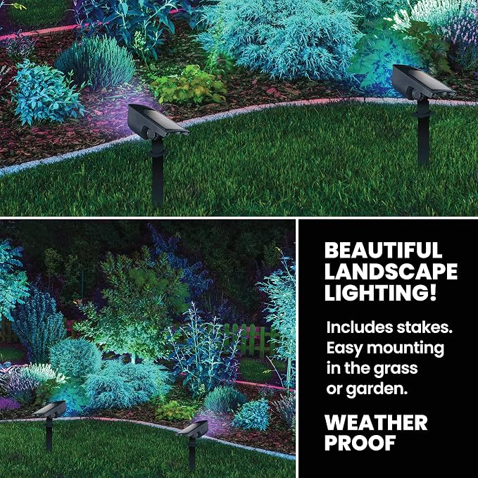 Bell+Howell Solar Lights Outdoor Bionic Burst Waterproof IP67 Path Lights - Image 5