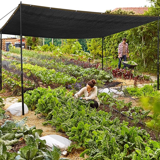 QLOFEI Shade Cloth for Garden, 90% Sunblock Neting Cover - Image 6