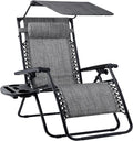 Best Choice Products Folding Zero Gravity Outdoor Recliner Patio Lounge Chair by BestChoiceProducts