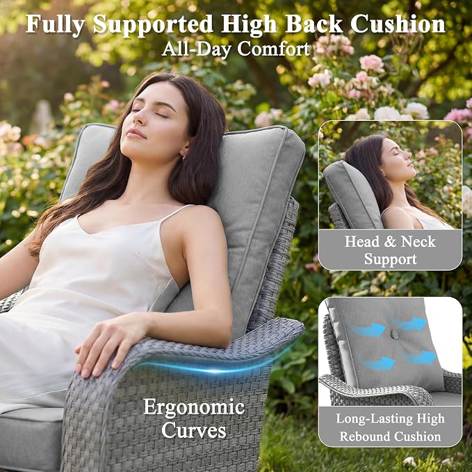 2-Seat Modern Patio Furniture Set - Image 7