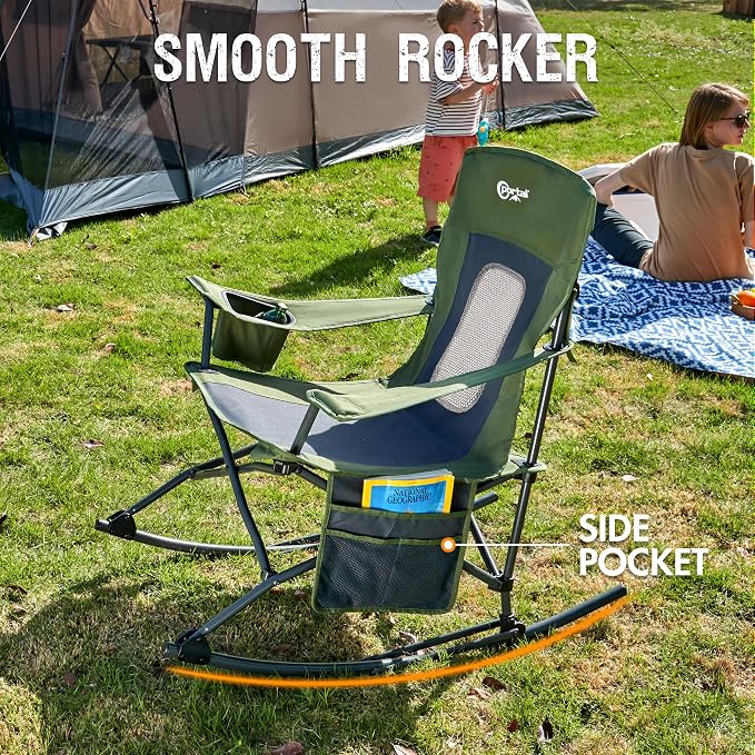 Portal Outdoor Rocking Chair Camping Folding Portable Rocker - Image 6