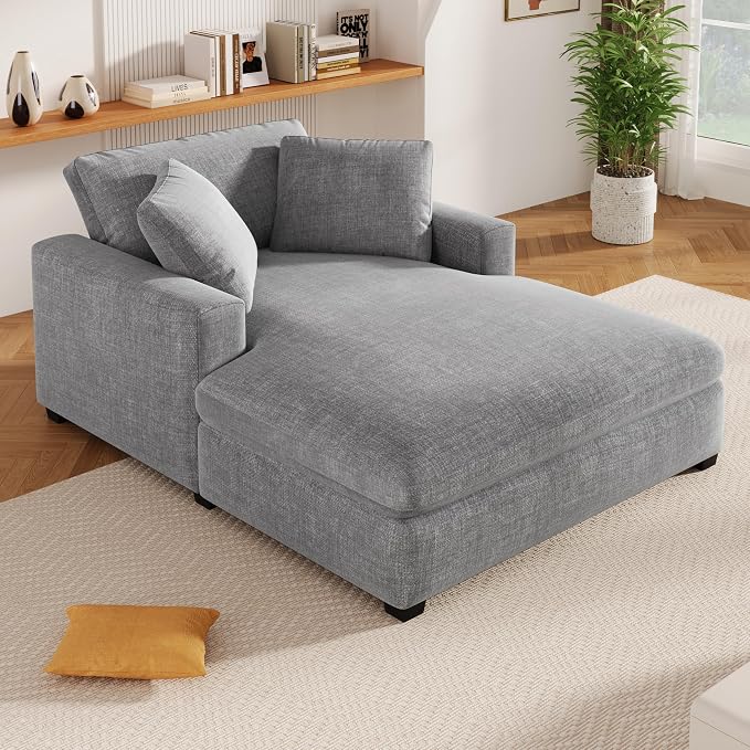 Christopher Knight Home Larrz Oversized Chaise Lounge Chair Indoor, Cozy by ChristopherKnightHome