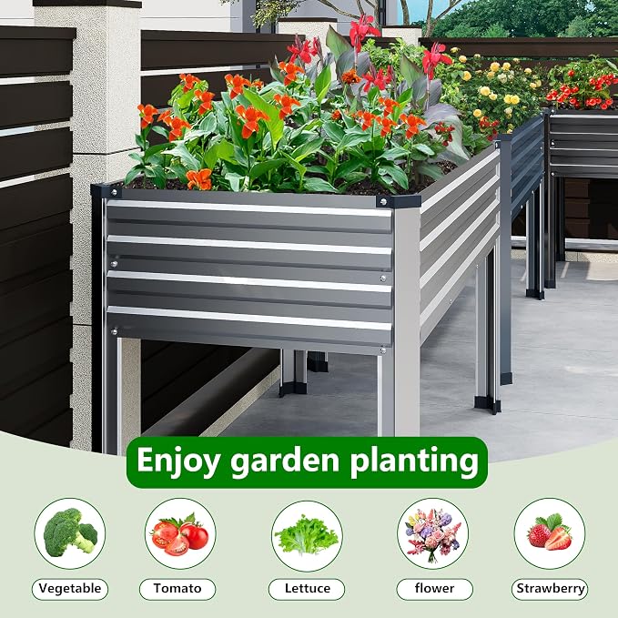 Galvanized Raised Garden Bed - Image 6
