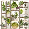 Bamworld Plant Shelf Indoor Hanging Plant Stand Outdoor Large Plant Shelves by Bamworld