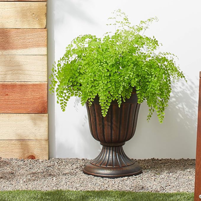 Arcadia Garden Products PL20CP Classic Traditional Plastic Urn Planter - Image 4